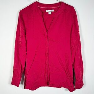 Tommy Bahama Women’s Size Extra Large XL Button Front Tencel Modal Blouse